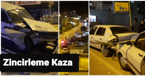 Kozan'da Zincirleme Kaza; 1 Yaralı